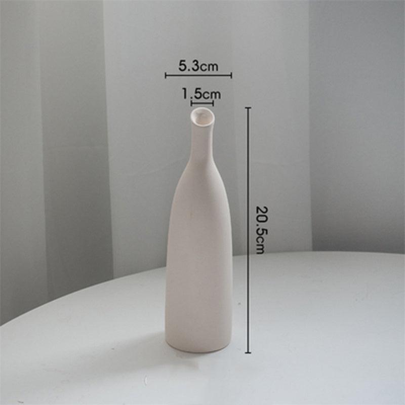 Unburnt Ceramic Small Vase Homestay Art Decoration Dried Flower Decoration - Pacisia