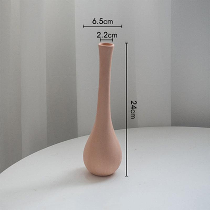 Unburnt Ceramic Small Vase Homestay Art Decoration Dried Flower Decoration - Pacisia