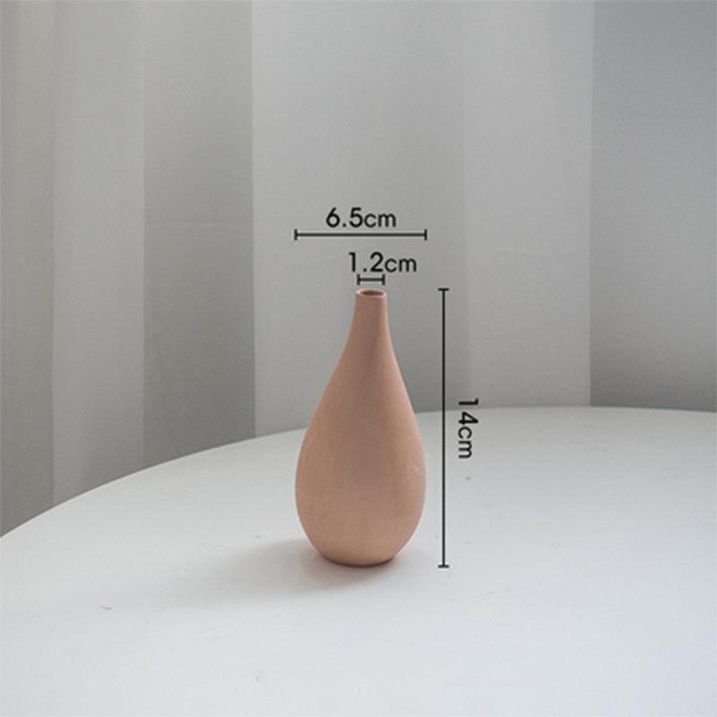 Unburnt Ceramic Small Vase Homestay Art Decoration Dried Flower Decoration - Pacisia