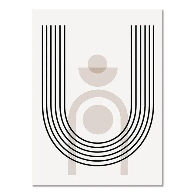 Abstract Bohemian Wall Art Poster Boho Canvas Paintings on The Wall Picture for Living Room Interior Painting Room Decoration - Pacisia