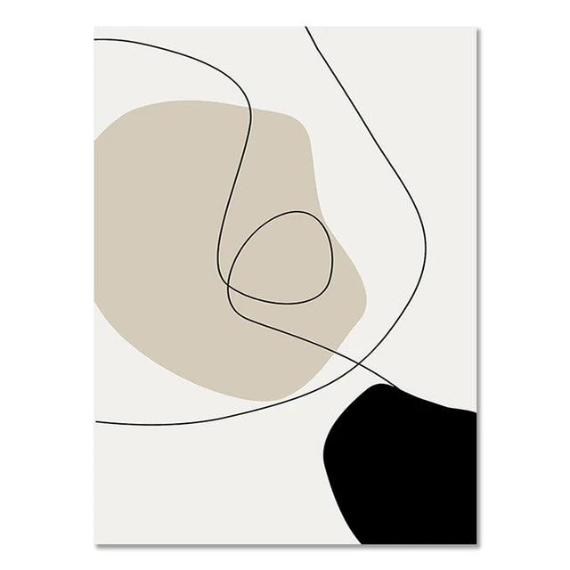 Abstract Bohemian Wall Art Poster Boho Canvas Paintings on The Wall Picture for Living Room Interior Painting Room Decoration - Pacisia