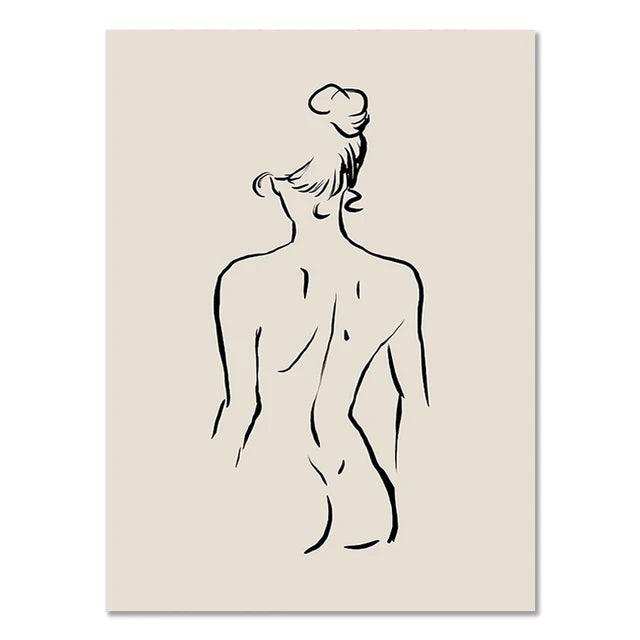Abstract Bohemian Wall Art Poster Boho Canvas Paintings on The Wall Picture for Living Room Interior Painting Room Decoration - Pacisia