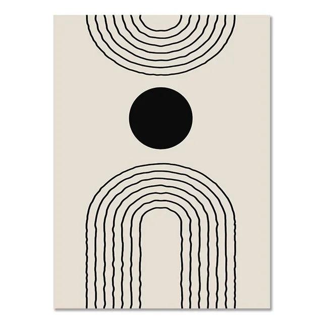 Abstract Bohemian Wall Art Poster Boho Canvas Paintings on The Wall Picture for Living Room Interior Painting Room Decoration - Pacisia