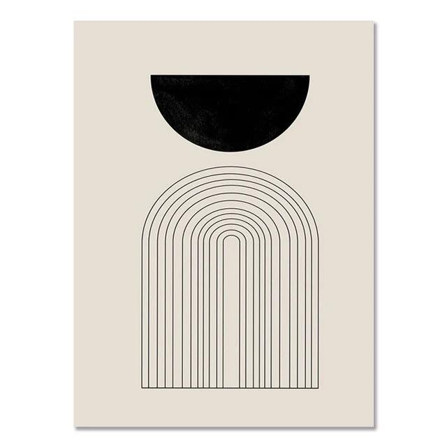 Abstract Bohemian Wall Art Poster Boho Canvas Paintings on The Wall Picture for Living Room Interior Painting Room Decoration - Pacisia