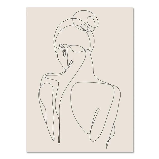 Abstract Bohemian Wall Art Poster Boho Canvas Paintings on The Wall Picture for Living Room Interior Painting Room Decoration - Pacisia