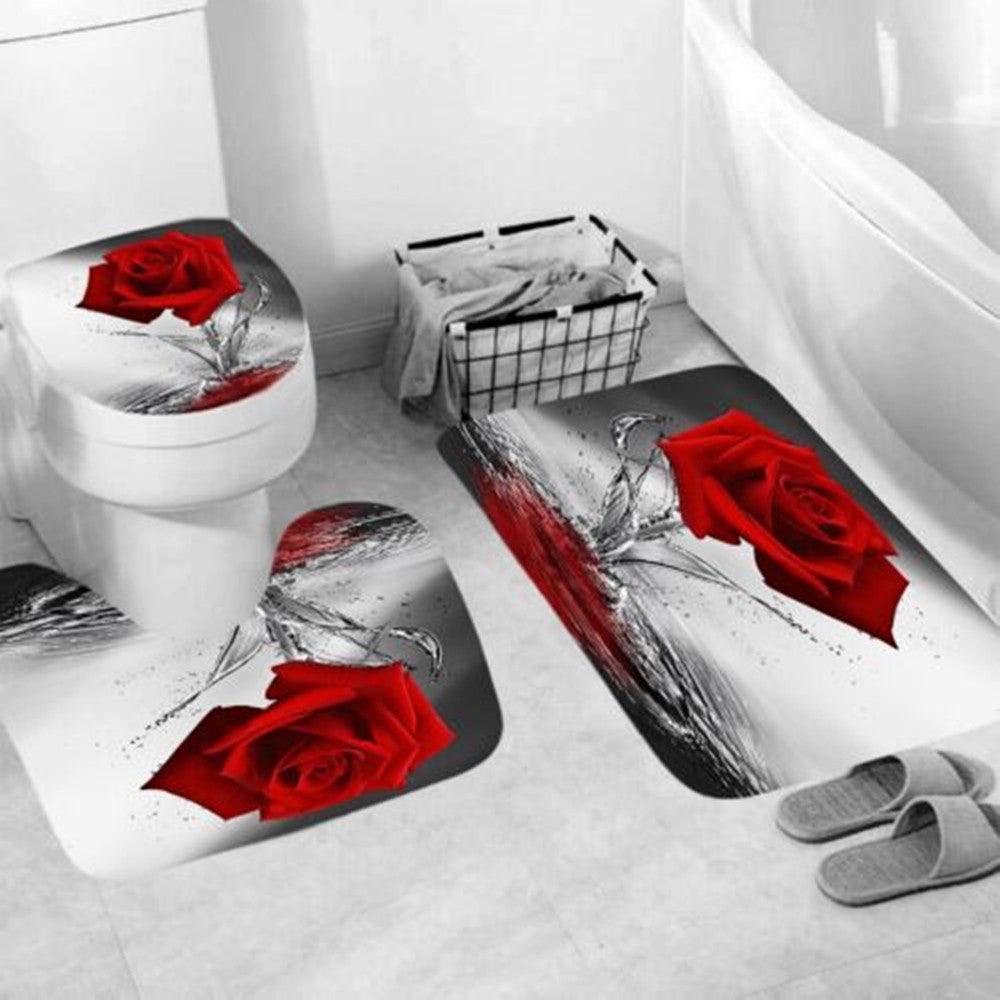 Valentine's Day Rose Series Shower Curtain Pattern - Pacisia