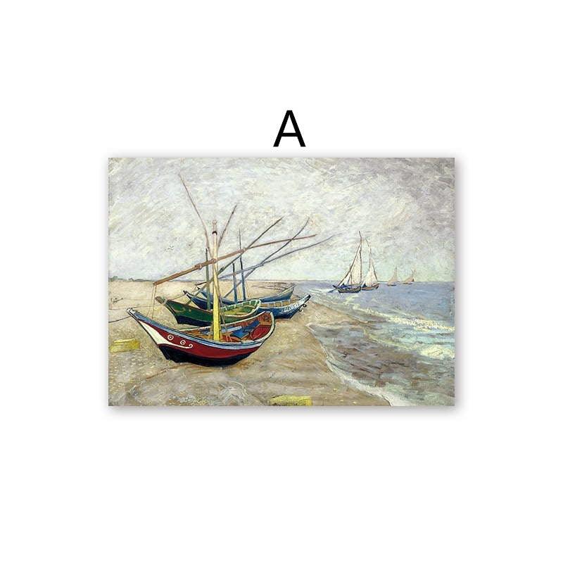 Van Gogh Abstract Oil Painting - Modern Canvas Art | Pacisia - Pacisia