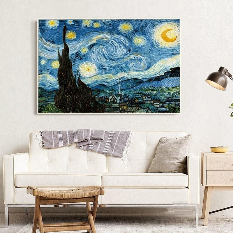 Van Gogh Abstract Oil Painting - Modern Canvas Art | Pacisia - Pacisia