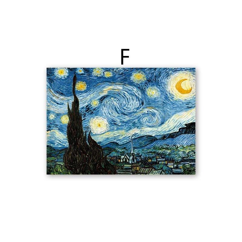 Van Gogh Abstract Oil Painting - Modern Canvas Art | Pacisia - Pacisia