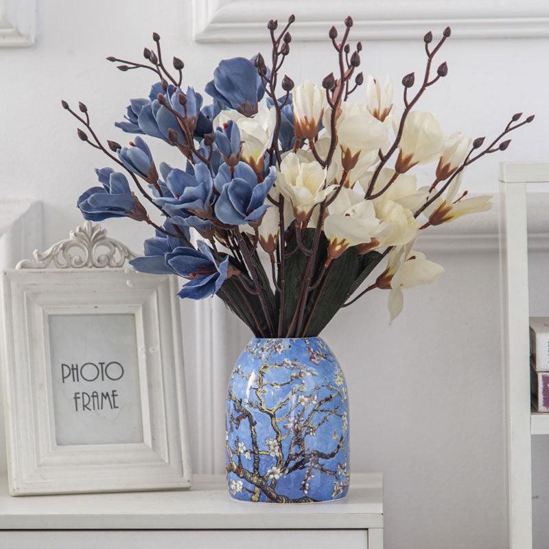 Van Gogh Apricot Tree Ceramic Vase Pastoral Style - Pacisia