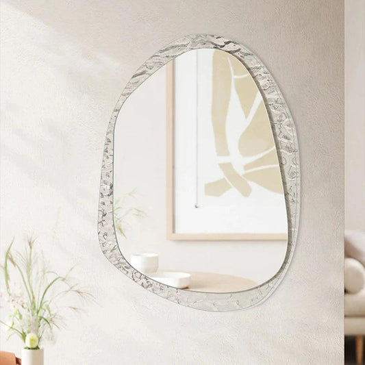 Vanity Large Wall Mirror Aesthetic Mirrors Light Desk Living Room Decoration Full Body Makeup Home Standing Decor Espelho Design - Pacisia