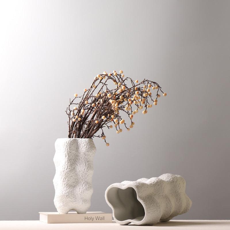 Vase Decoration Creative Living Room Ceramic Flower Arrangement - Pacisia