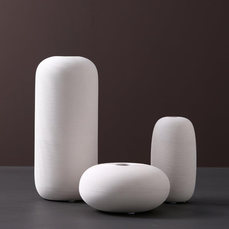 Vase Decoration Home Nordic Scandinavian Style Ceramic Vase Decorative Vases Modern Living Room Decoration Modern Home Decor - Pacisia