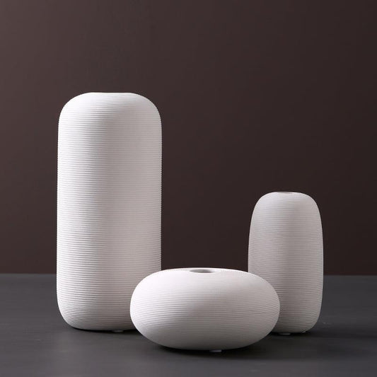Vase Decoration Home Nordic Scandinavian Style Ceramic Vase Decorative Vases Modern Living Room Decoration Modern Home Decor - Pacisia