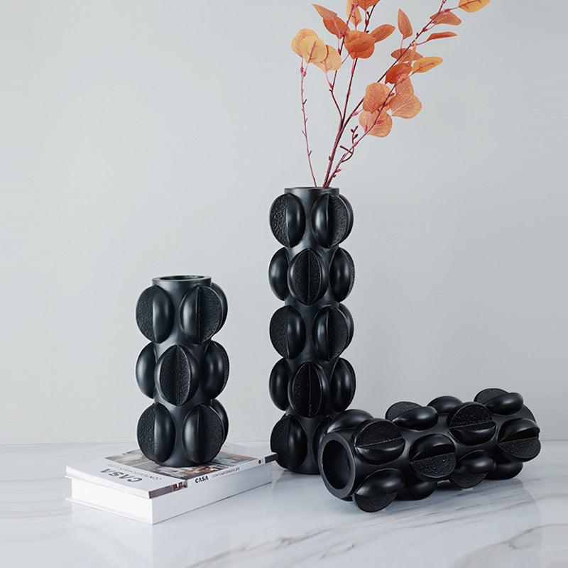 Vase Decoration Light Luxury Nordic Simple Modern Living Room Resin - Pacisia