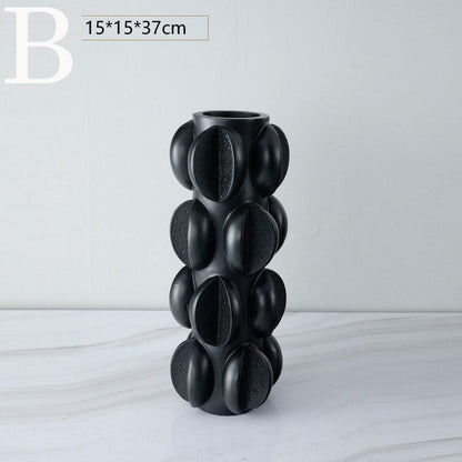 Vase Decoration Light Luxury Nordic Simple Modern Living Room Resin - Pacisia