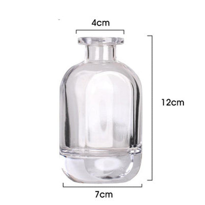 Vase Glass Transparent Small Flower Arrangement Dried Flower Aromatherapy - Pacisia