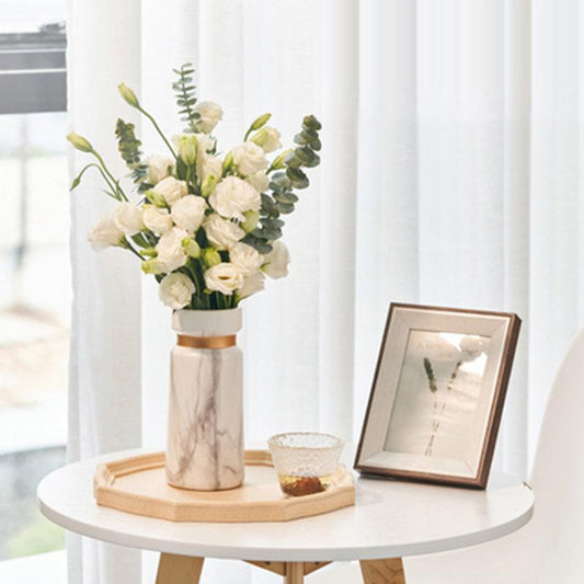 Vase Modern Minimalist Living Room Home Ceramic Flower Arrangement Ornaments - Pacisia