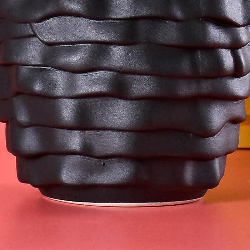 Vase Modern Minimalist Style TV Cabinet Flower Arrangement Ornaments - Pacisia