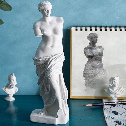 Venus Plaster Sculpture Statue Decoration Home Decoration Living Room - Pacisia