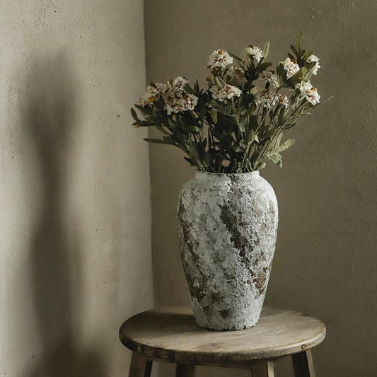 Vintage Countertop Stoneware Dried Flower Vase Ornament - Pacisia