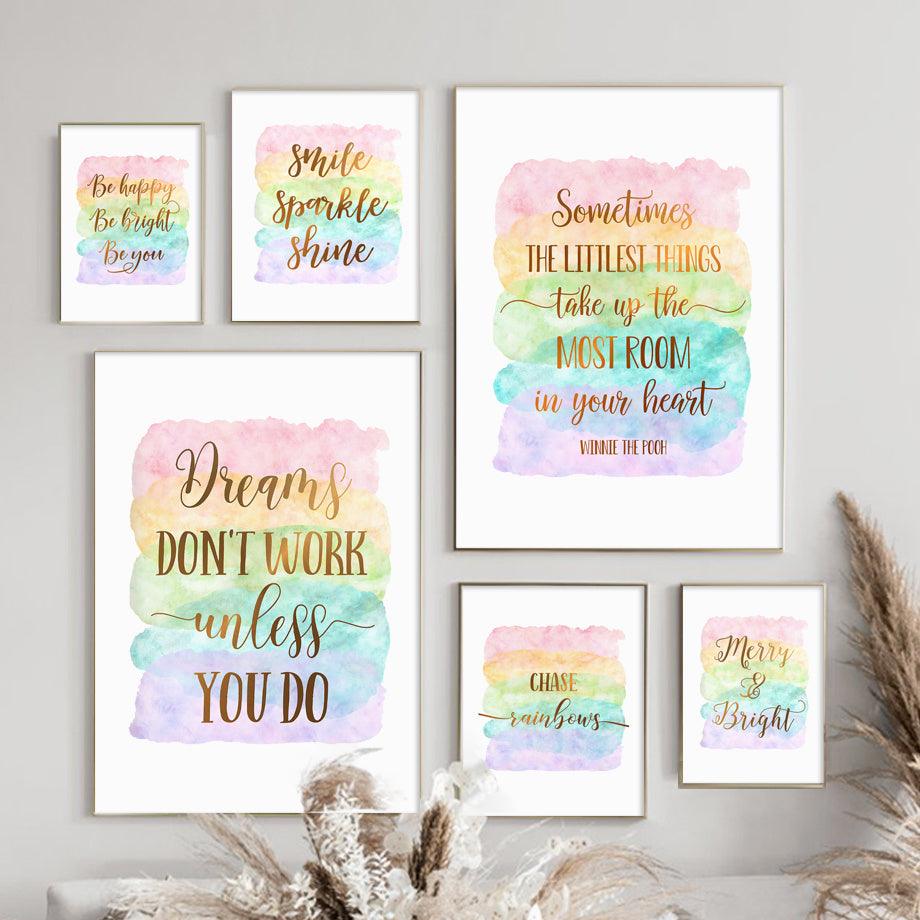 Vintage Inspirational Quote Canvas Art - Wall Painting - Pacisia