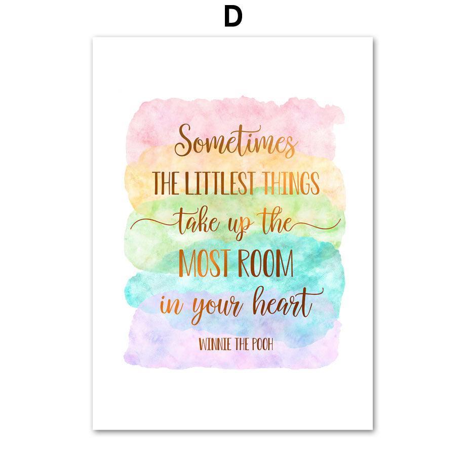 Vintage Inspirational Quote Canvas Art - Wall Painting - Pacisia