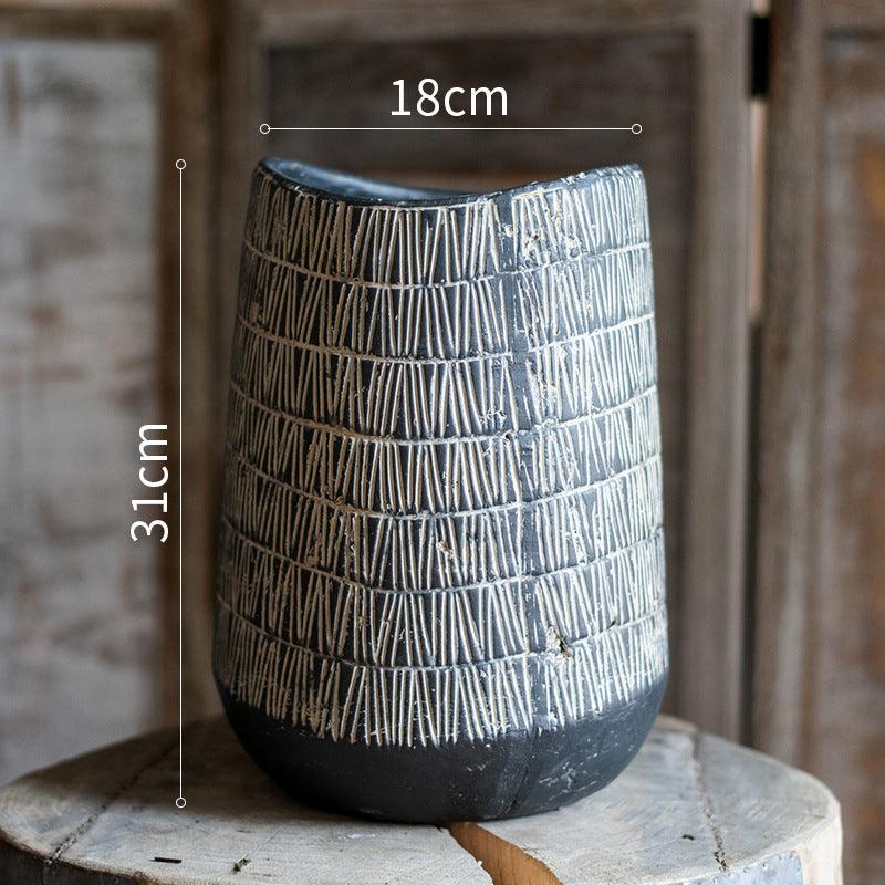 Vintage Snow Nest Art Style Ceramic Vase - Pacisia