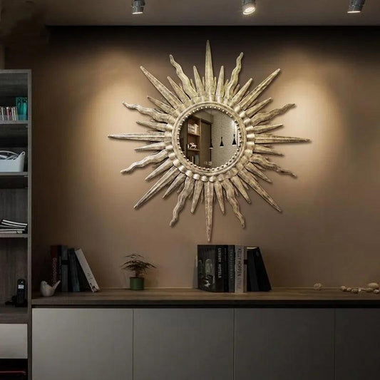 Wall Living Room Mirrors Nordic Irregular Vintage Large Mirrors Vanity Large Espelhos Decorativos Home Decoration Accessories - Pacisia