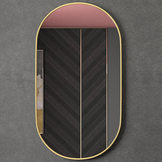 Wall Mount Mirror Aesthetic Frame Shower Makeup Mirrors Bedrooms Design Espejos Adhesivos Para Pared Decor Home Interior - Pacisia
