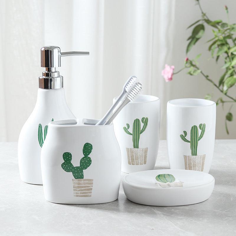Wash Cup Set, Mouth Cup Set, Ceramic - Pacisia