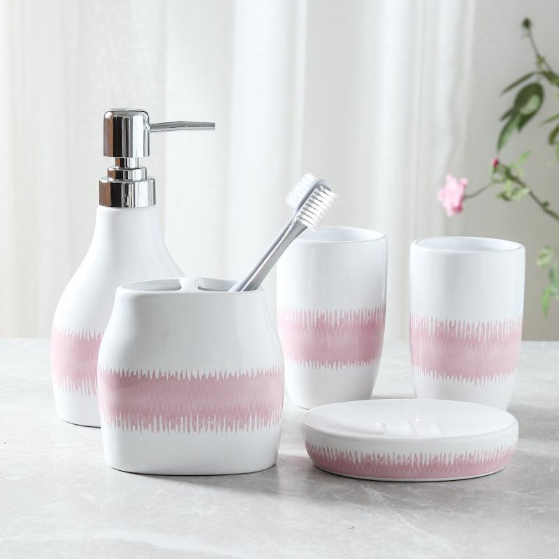 Wash Cup Set, Mouth Cup Set, Ceramic - Pacisia