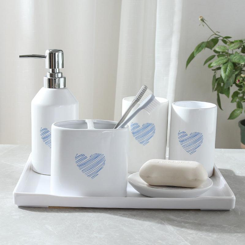 Wash Cup Set, Mouth Cup Set, Ceramic - Pacisia