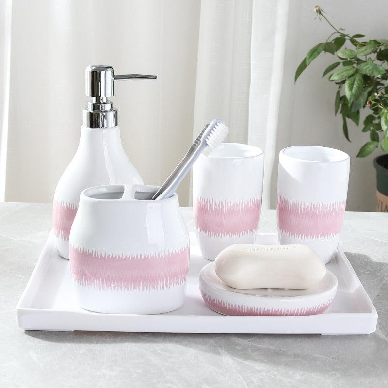 Wash Cup Set, Mouth Cup Set, Ceramic - Pacisia
