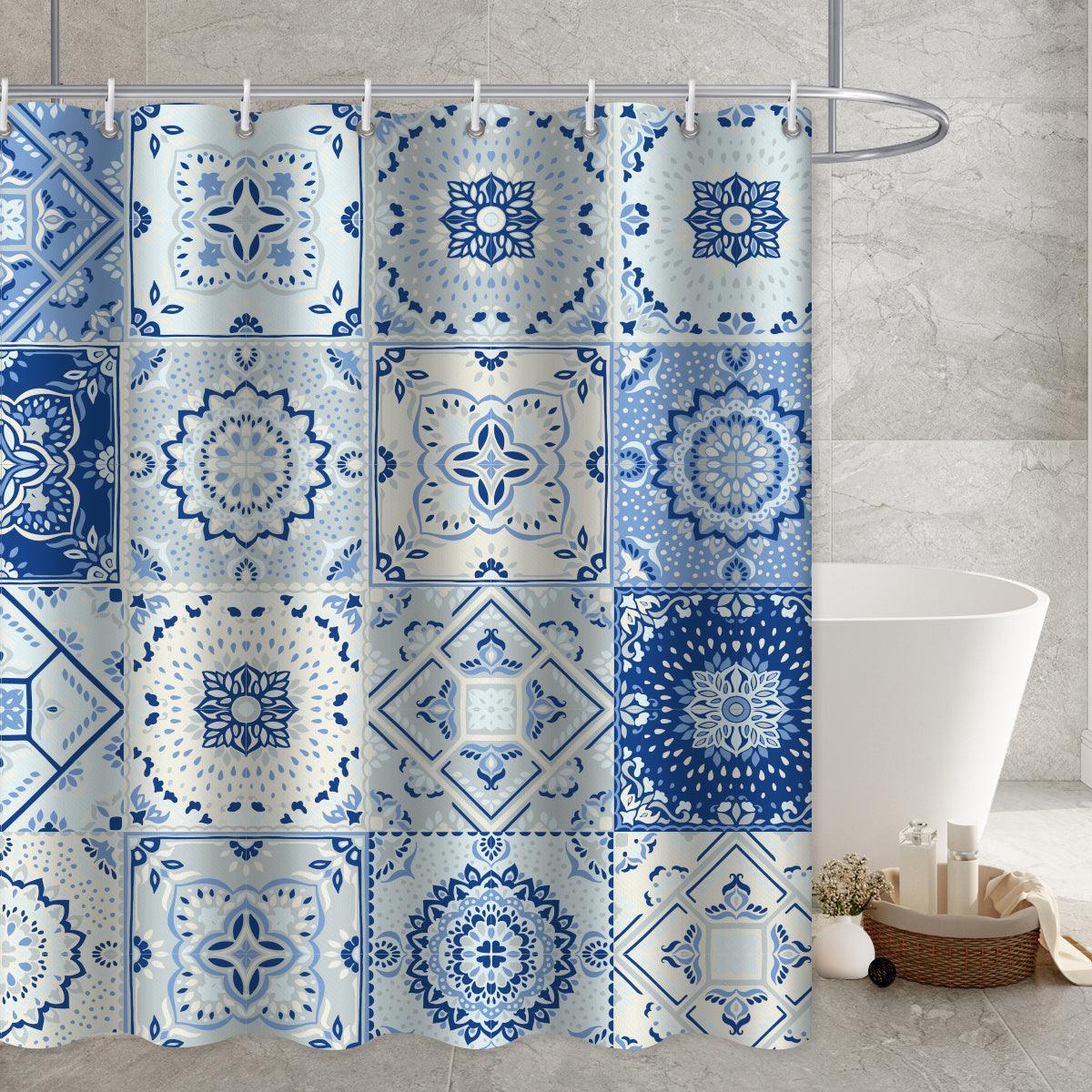 Waterproof Shower Curtain Cross-border Amazon Polyester Toilet Shower Curtain - Pacisia