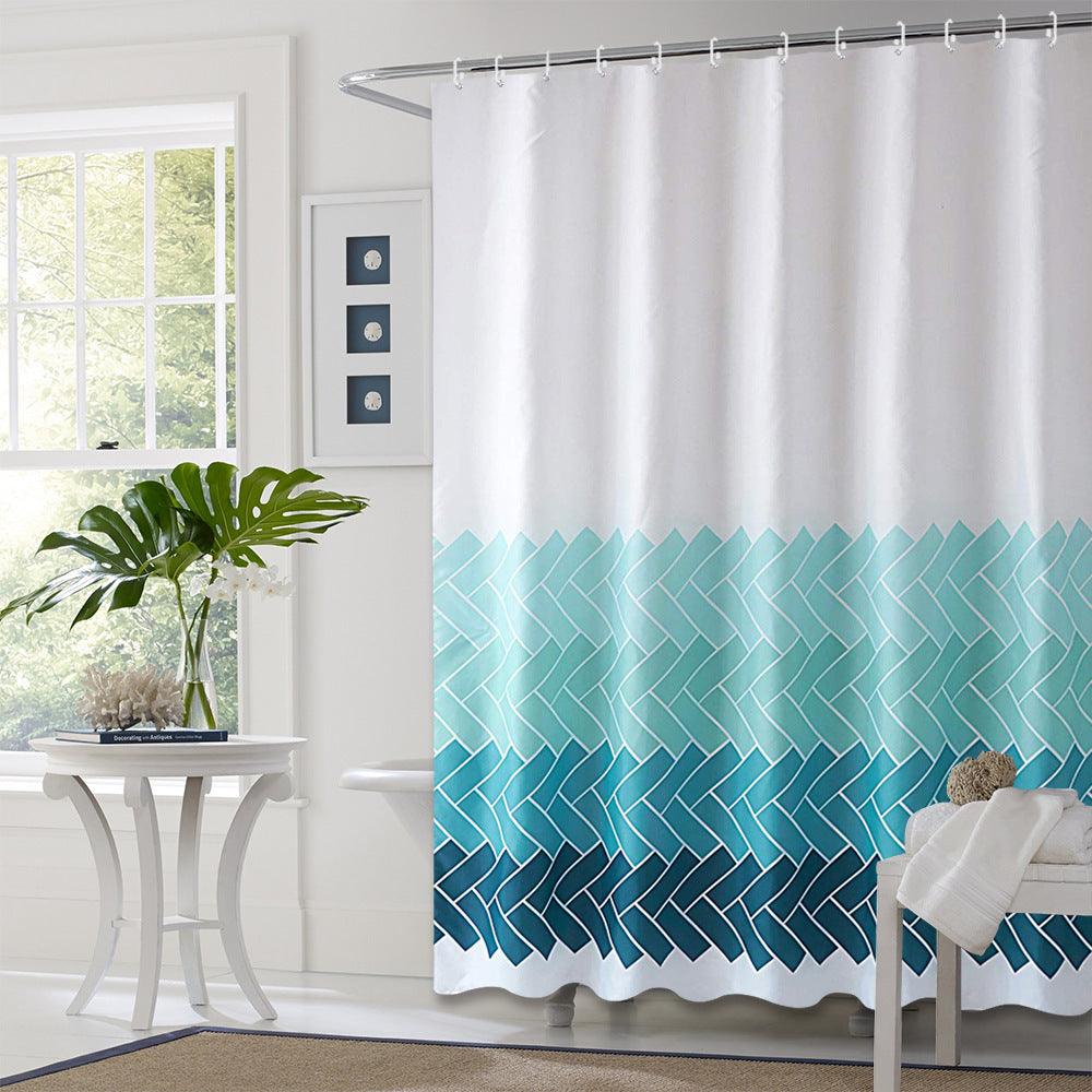 Waterproof Shower Curtain Cross-border Toilet Blocking Curtain - Pacisia