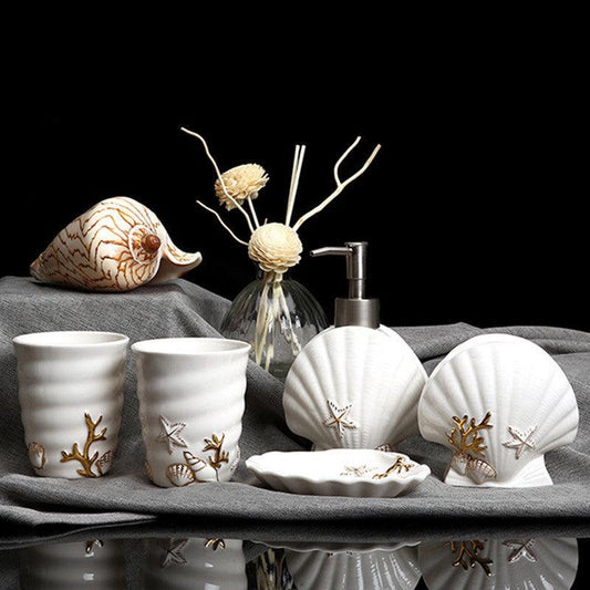 Wedding Gift Five-piece Set Of European Style Bathroom - Pacisia