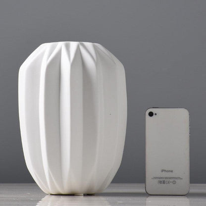 White Ceramic Vase Decoration Fashion - Pacisia