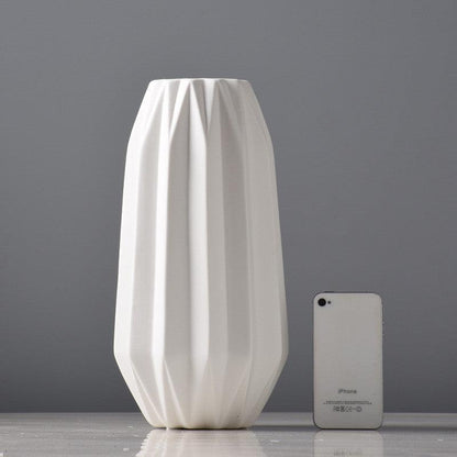 White Ceramic Vase Decoration Fashion - Pacisia