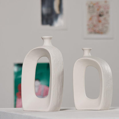 White ceramic vase - Pacisia