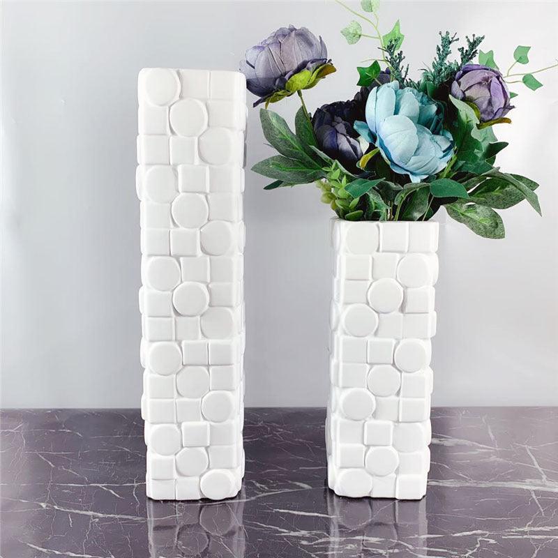 White Creative Floral Vase Decoration - Pacisia