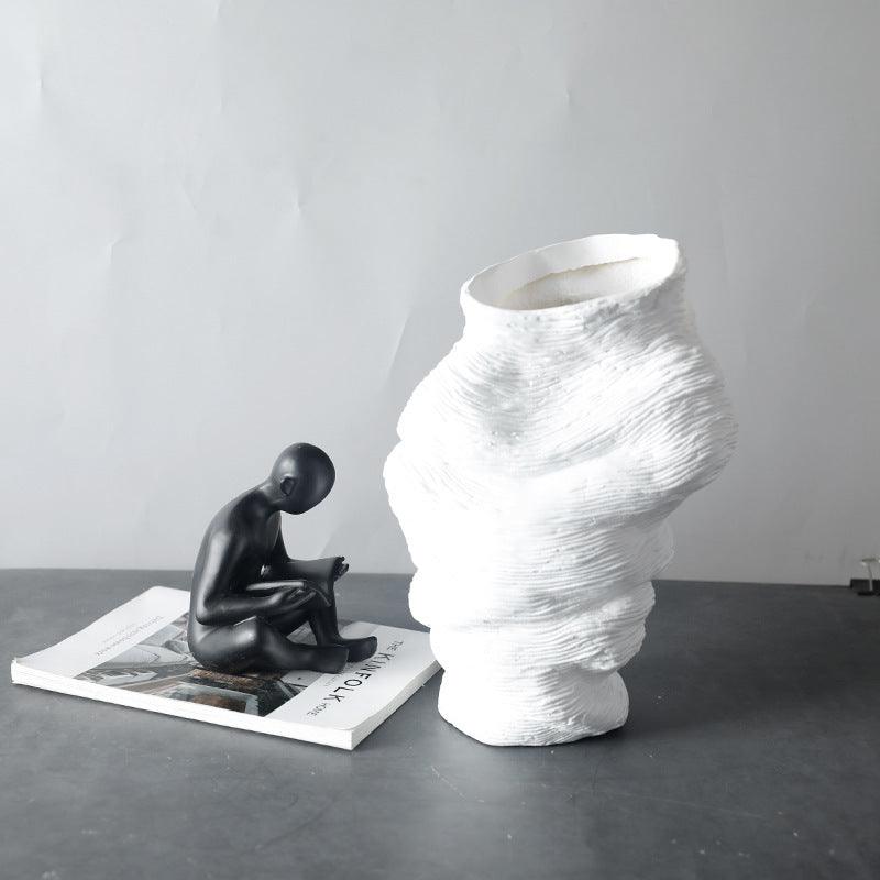 White home living room simple new Chinese vase - Pacisia