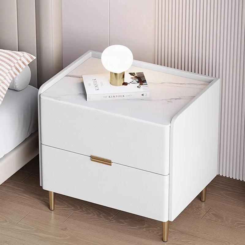 White Nordic Nightstand Modern Bedroom Wood Bedside Storage Nightstands Home Luxury Mesa De Cabeceira Garden Furniture Sets - Pacisia