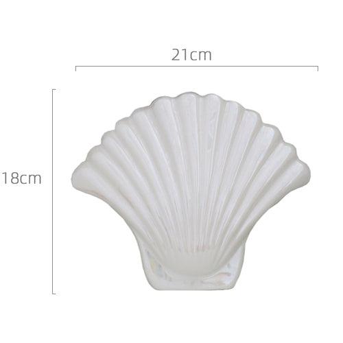 White Pearl Shell Vase Home Decoration - Pacisia