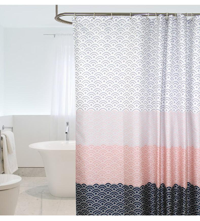 WIFI flower type shower curtain fabric - Pacisia