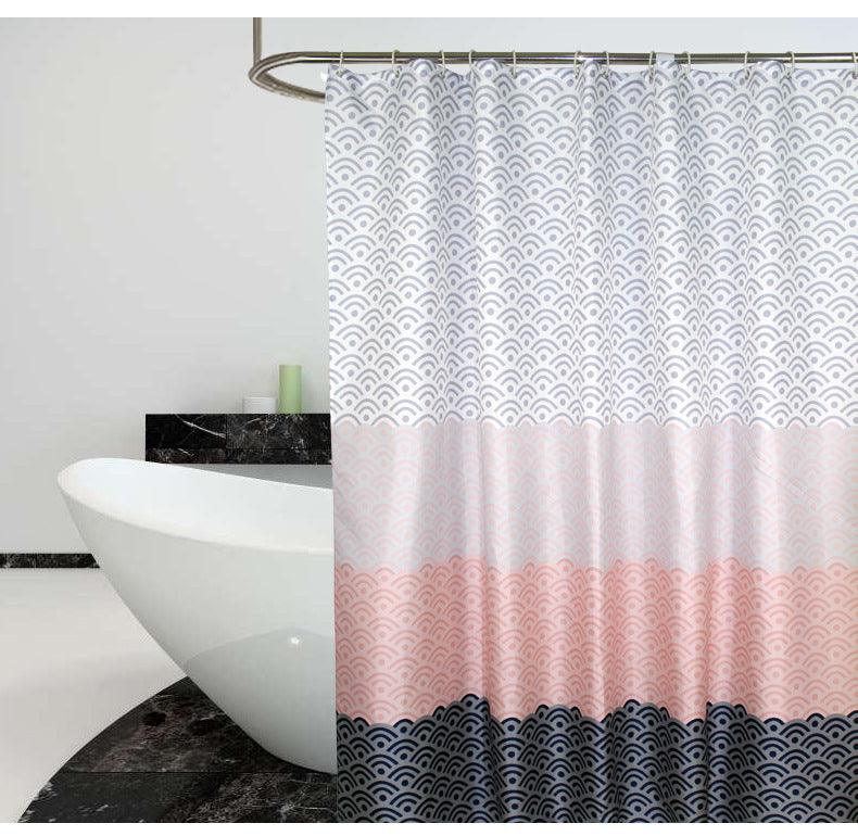 WIFI flower type shower curtain fabric - Pacisia