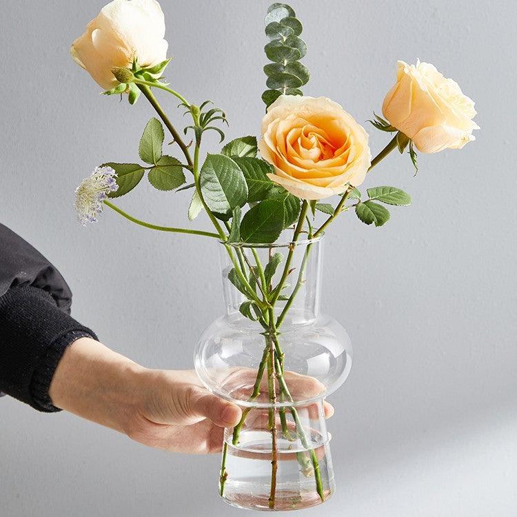 Wind Lantern Creative Glass Vase Decoration Living Room Vase Insertion - Pacisia