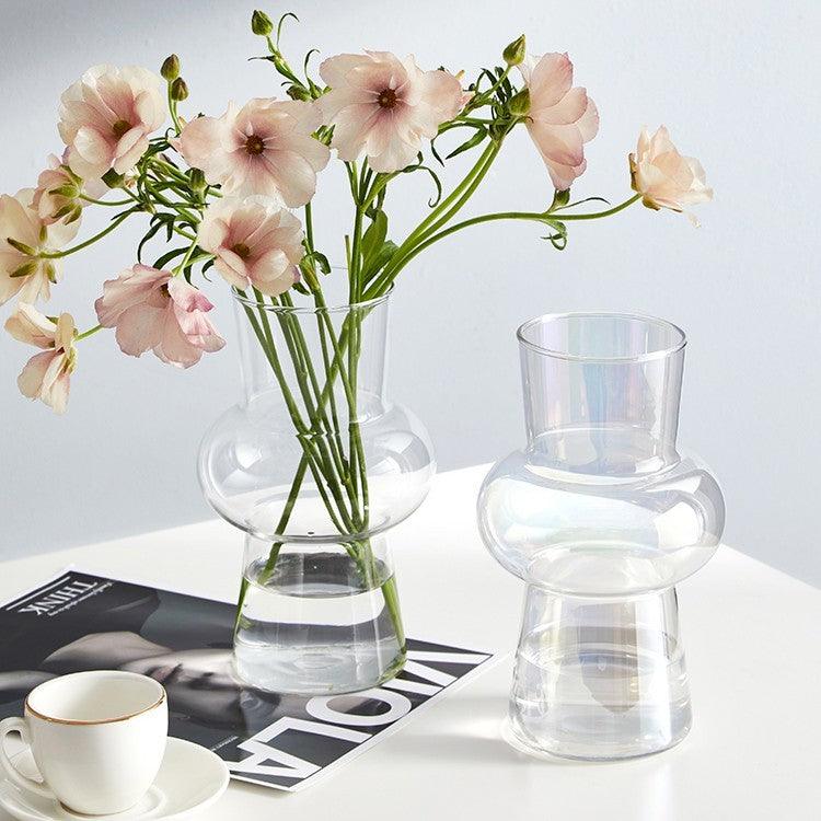 Wind Lantern Creative Glass Vase Decoration Living Room Vase Insertion - Pacisia