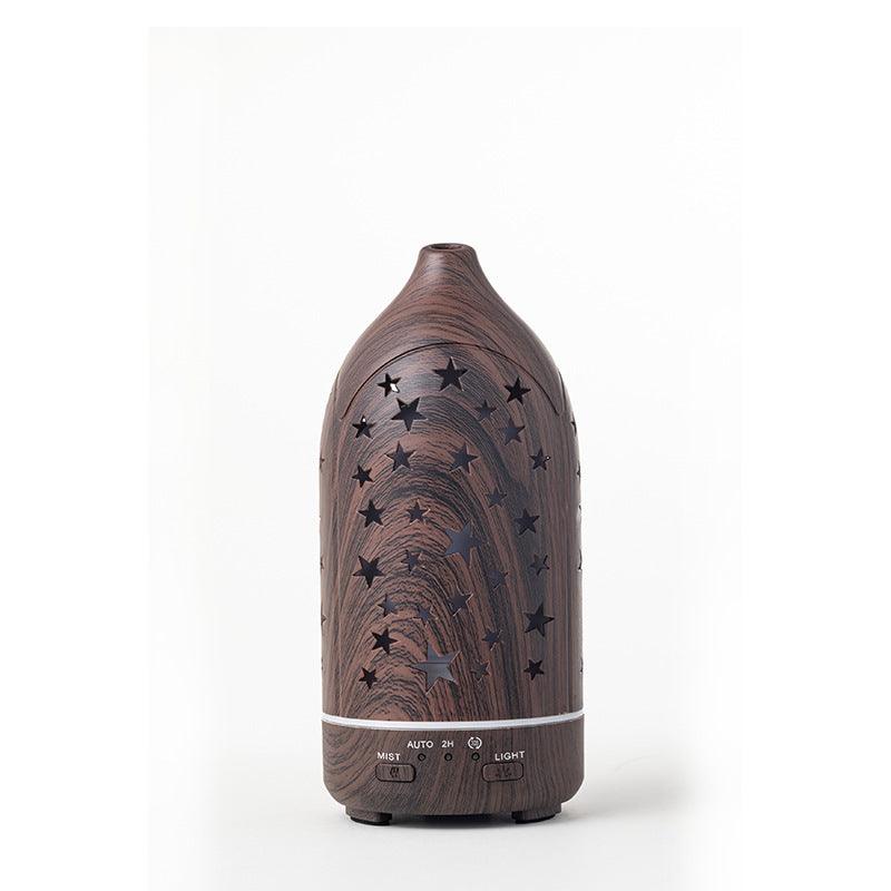 Wood Grain Humidifier Household Hollow Vase Atomizer - Pacisia