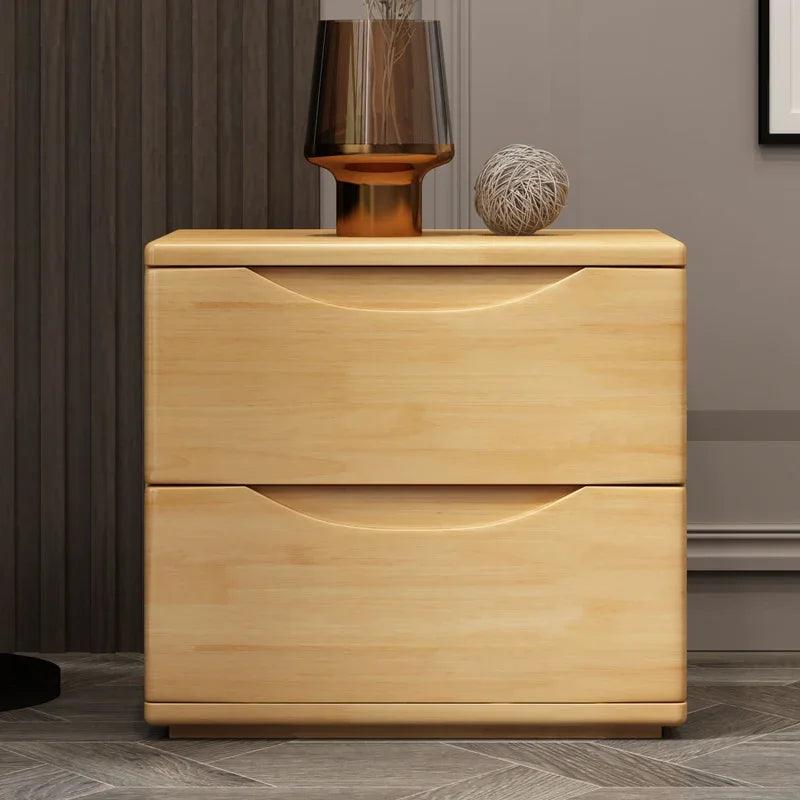 Wood Luxury Bedside Table Bedroom Dressers Drawers Nightstand Storage China Organizer Computer Mesitas De Noche Home Furniture - Pacisia